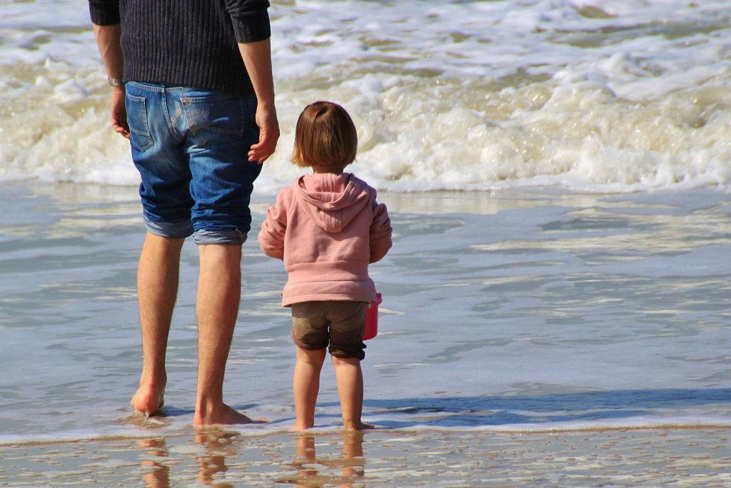 Les pieds dans l'eau